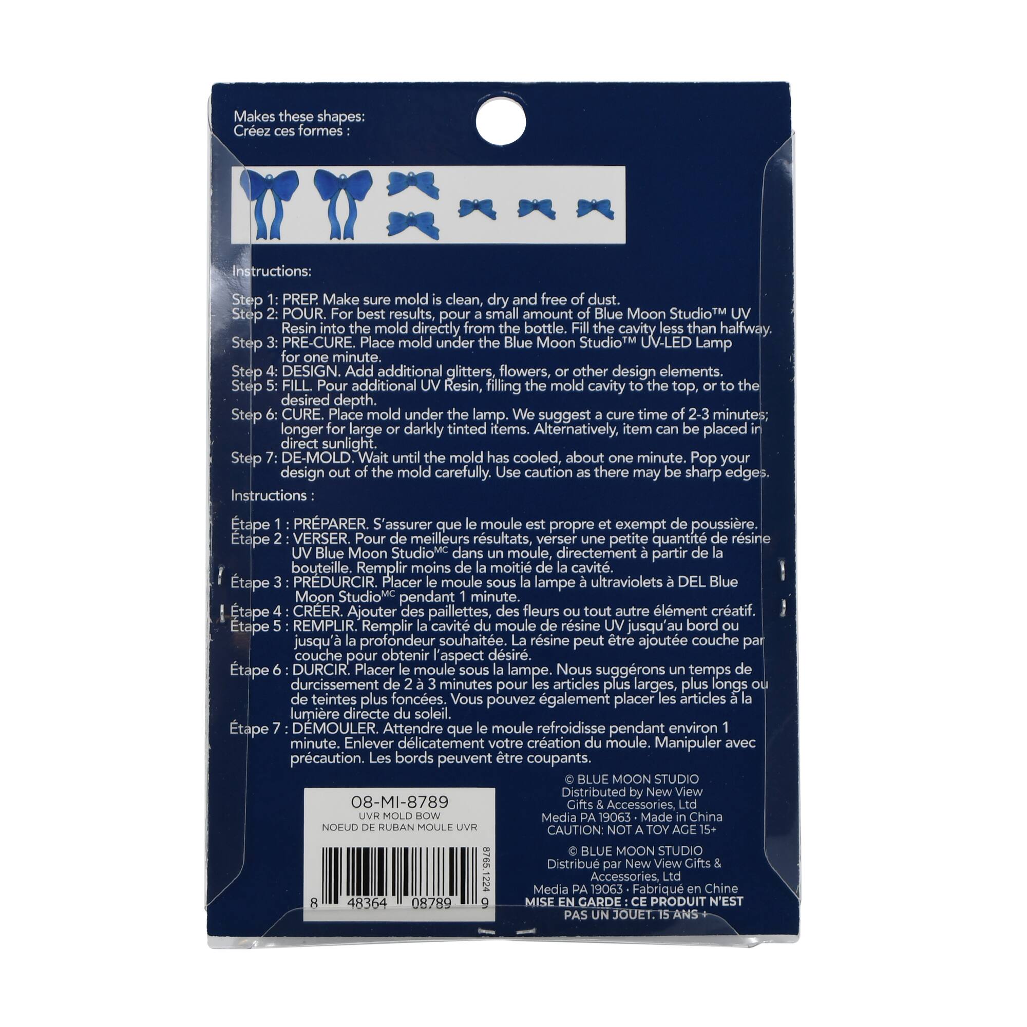 Blue Moon Studio™ UV Resin Craft Bows Mold